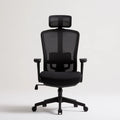 Ergonomiczny fotel biurowy, o nowoczesnej formie, kolor: czarny